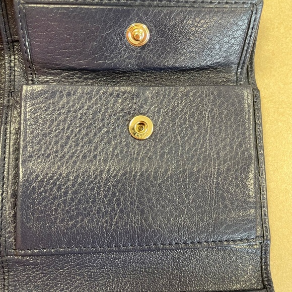 CHLOE Lily Trifold Wallet - Capri Blue - Preowned - Picture 7 of 13